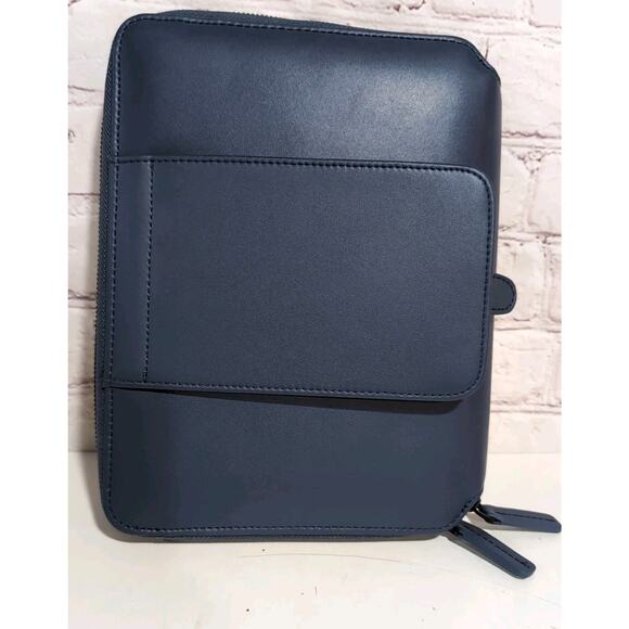 Monos Metro Classic Folio Kit in Oxford Blue Vegan Leather NWOT - Picture 6 of 13